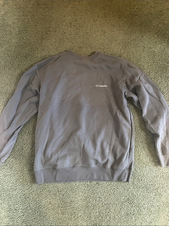 Columbia Other - Columbia Medium Men's Charcoal Gray Crewneck Sweatshirt with Chest Logo
